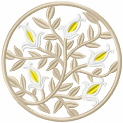 Floral Filigree Embroidery Design 6 Floral Filigree Embroidery Design 6